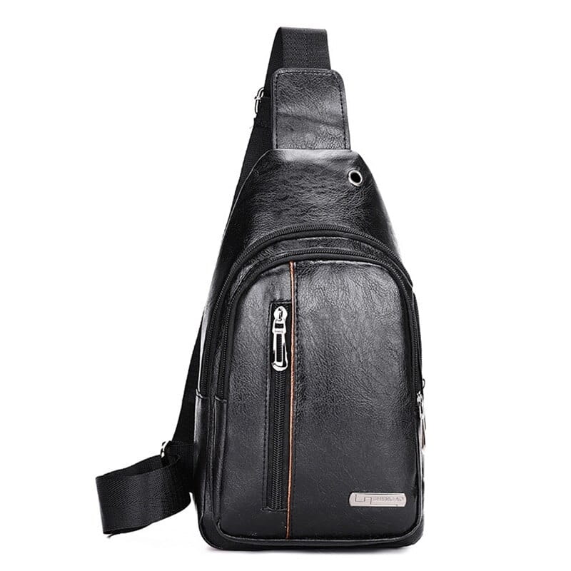 Men Travel Cross Body USB Charging Bag